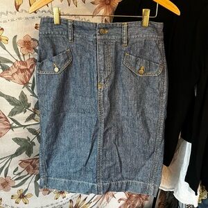 Marc Jacobs Denim Pencil Skirt